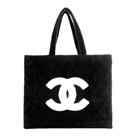 chanel classic cc shopping tote|Chanel beach bag tote.